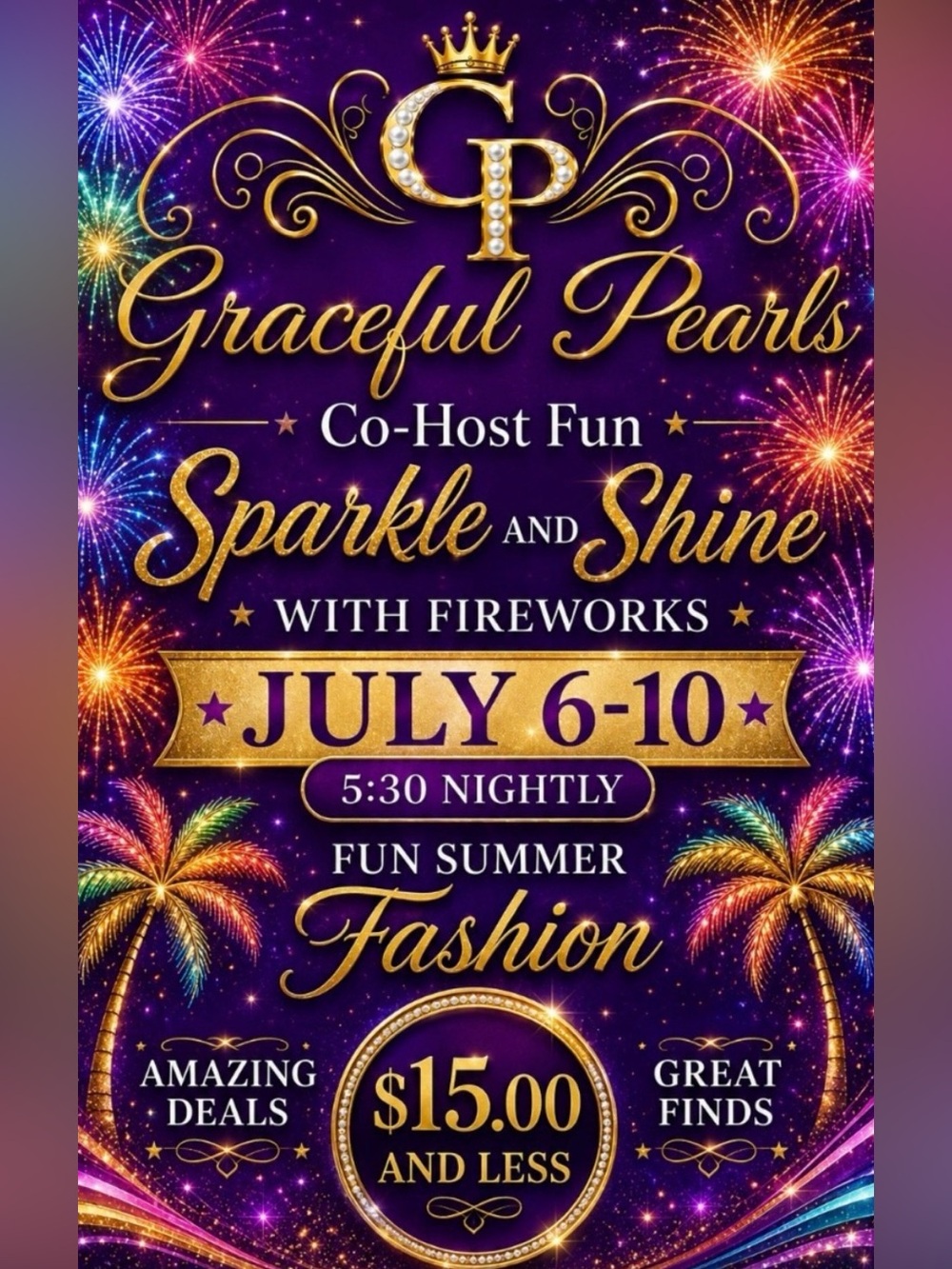 Graceful Pearls Week of Deals “Sparkle and Shine” 07/09/26 💃🏽💃🏽